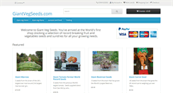 Desktop Screenshot of giantvegseeds.com