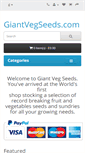 Mobile Screenshot of giantvegseeds.com